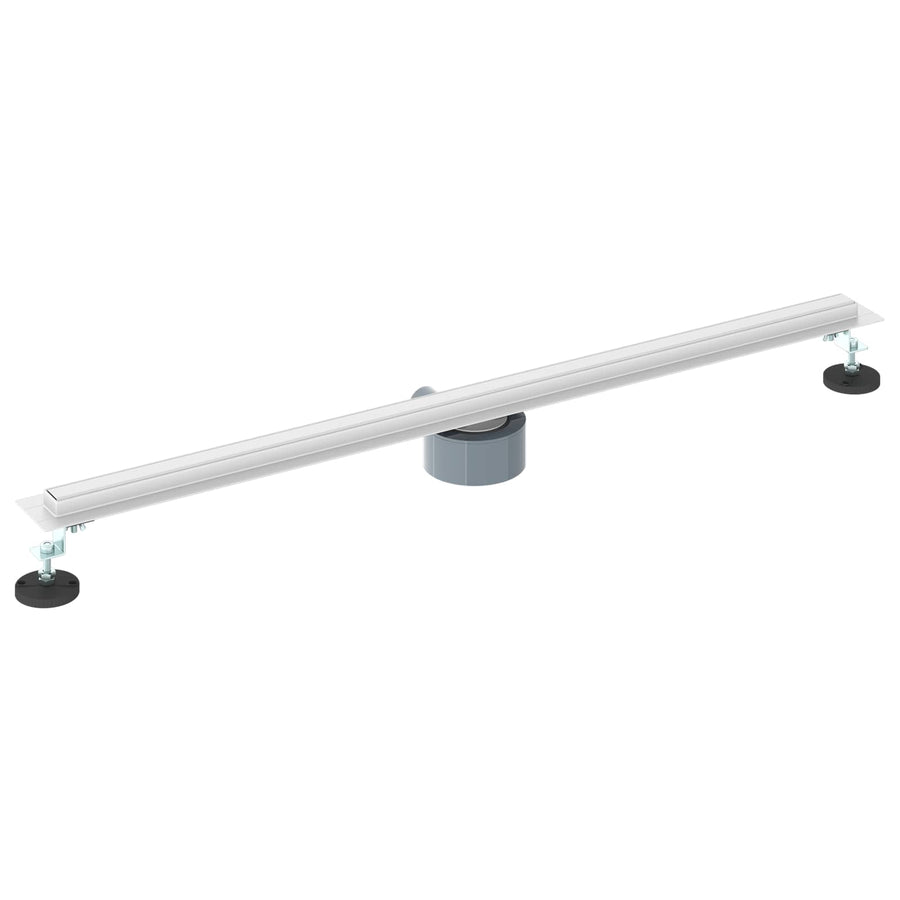 360° Doucheafvoer Met Slank Model Zilver 90 cm