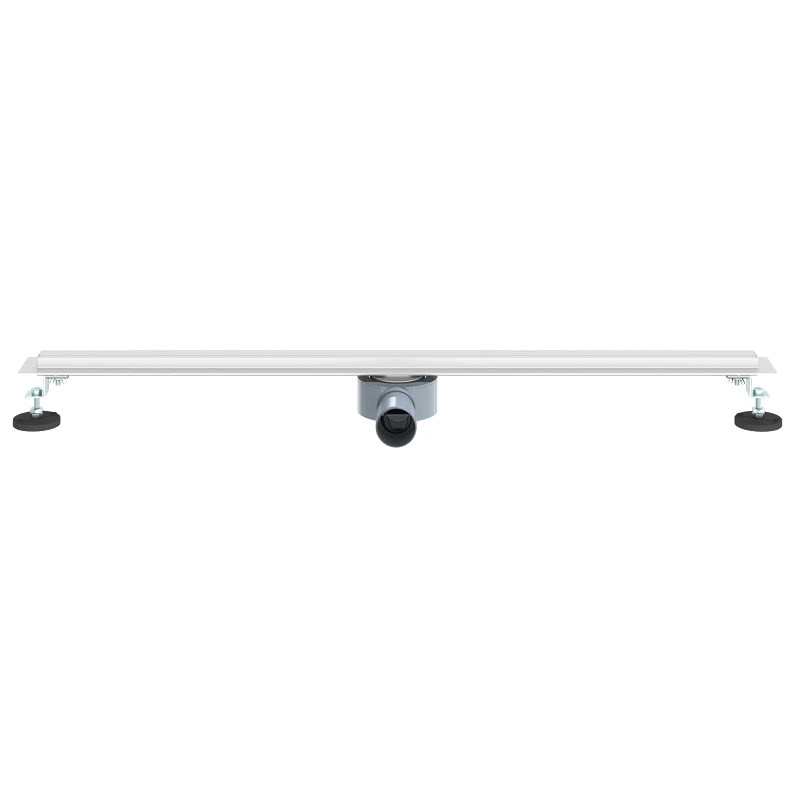 360° Doucheafvoer Met Slank Model Zilver 90 cm
