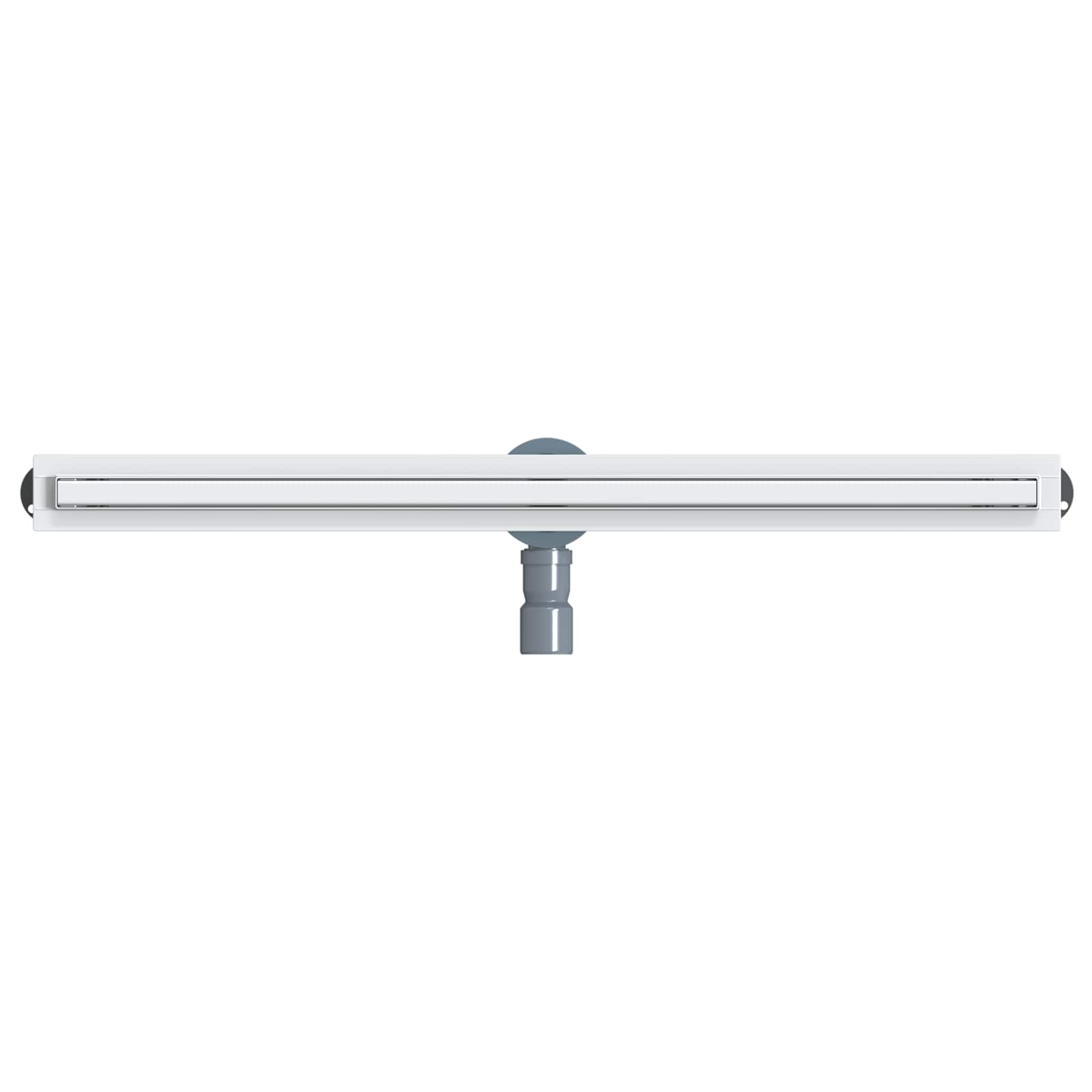 360° Doucheafvoer Met Slank Model Zilver 90 cm