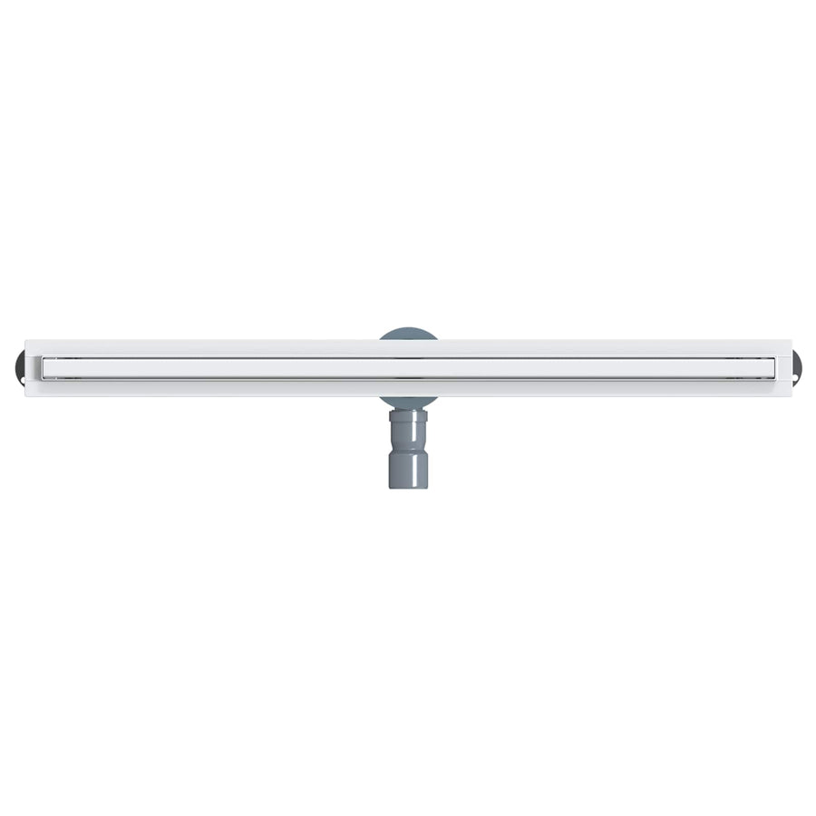 360° Doucheafvoer Met Slank Model Zilver 90 cm