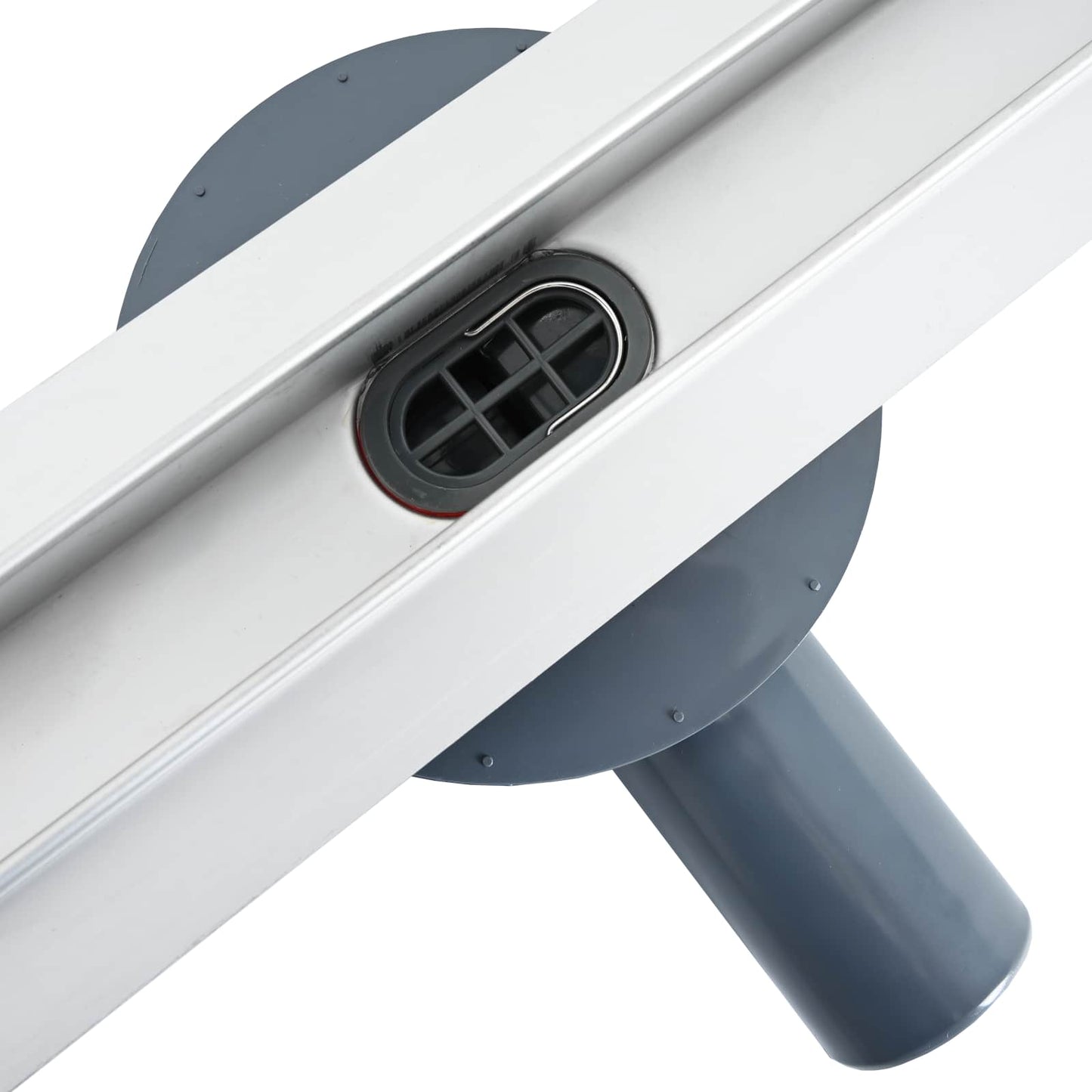360° Doucheafvoer Met Slank Model Zilver 80 cm