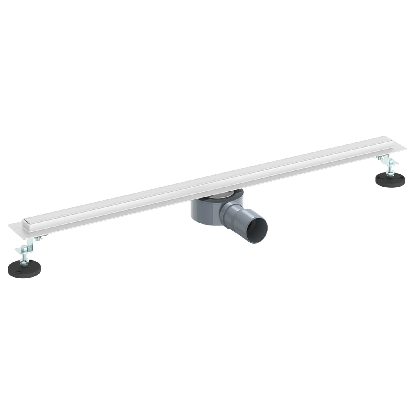 360° Doucheafvoer Met Slank Model Zilver 80 cm
