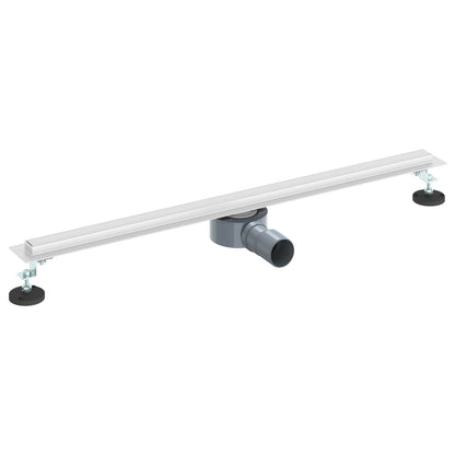 360° Doucheafvoer Met Slank Model Zilver 80 cm
