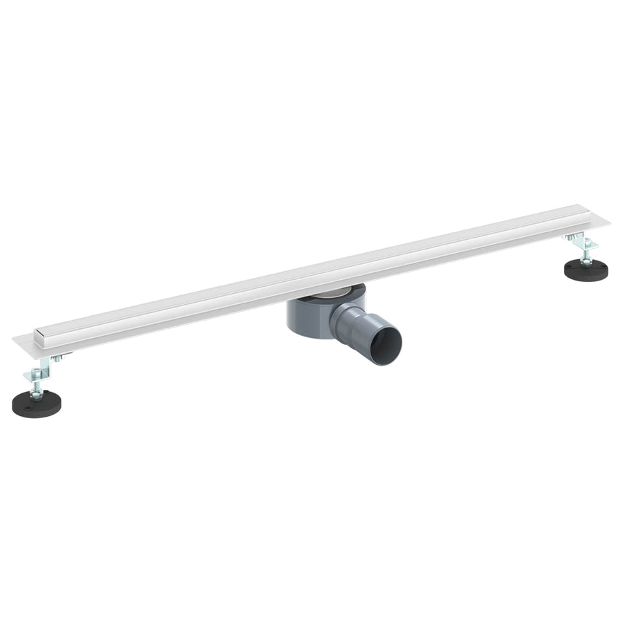 360° Doucheafvoer Met Slank Model Zilver 80 cm