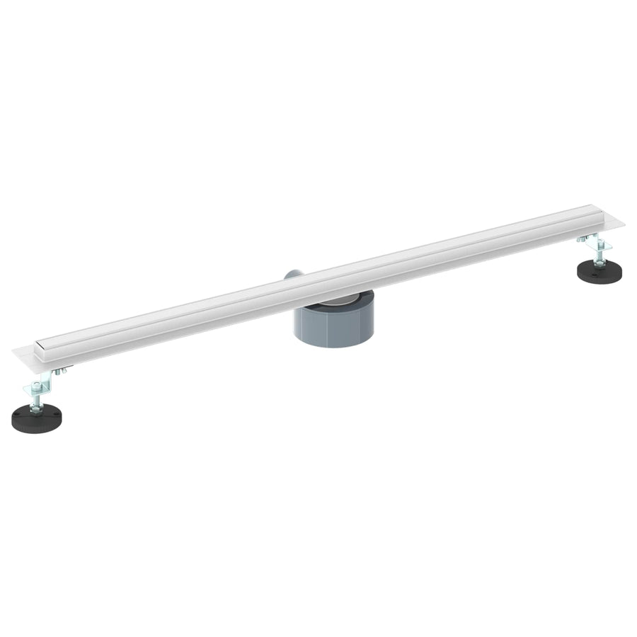 360° Doucheafvoer Met Slank Model Zilver 80 cm