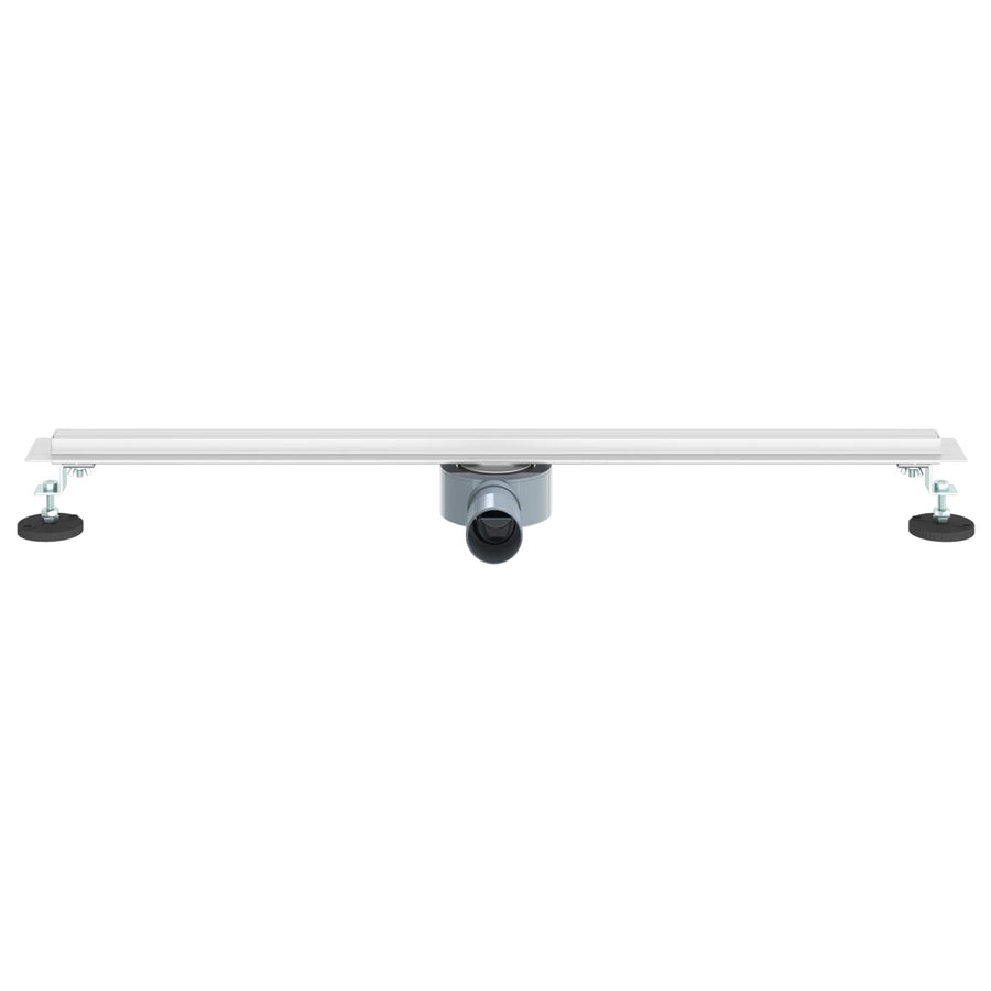 360° Doucheafvoer Met Slank Model Zilver 80 cm