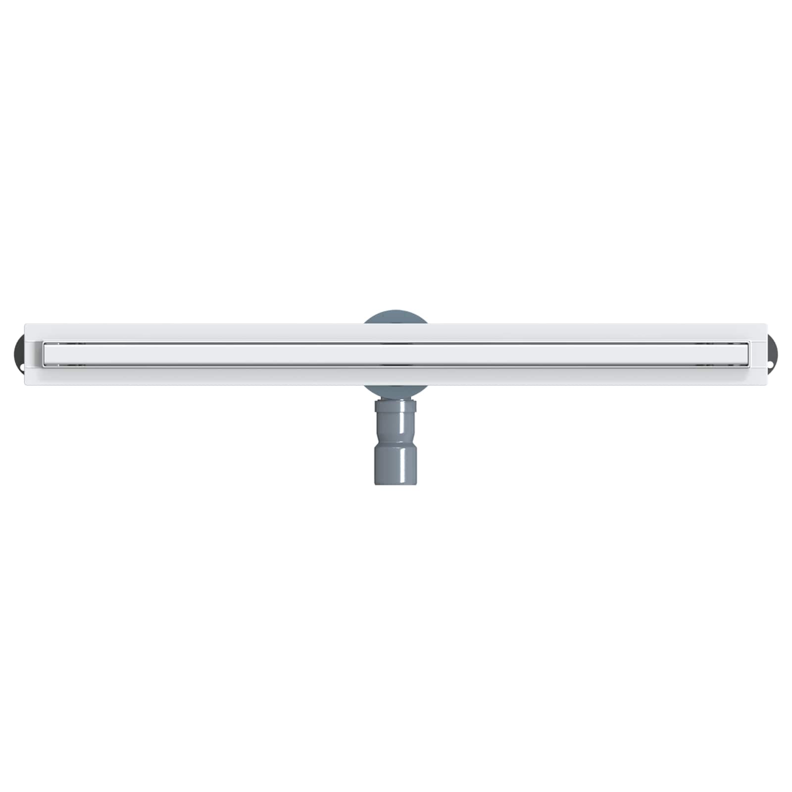 360° Doucheafvoer Met Slank Model Zilver 80 cm