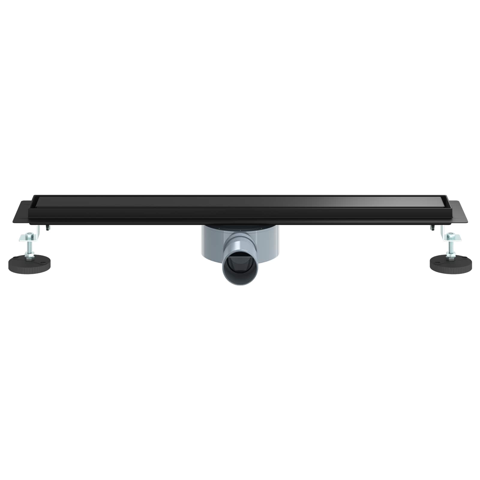 Doucheafvoer 2-In-1 Met 360° Sifon 60 cm Zwart