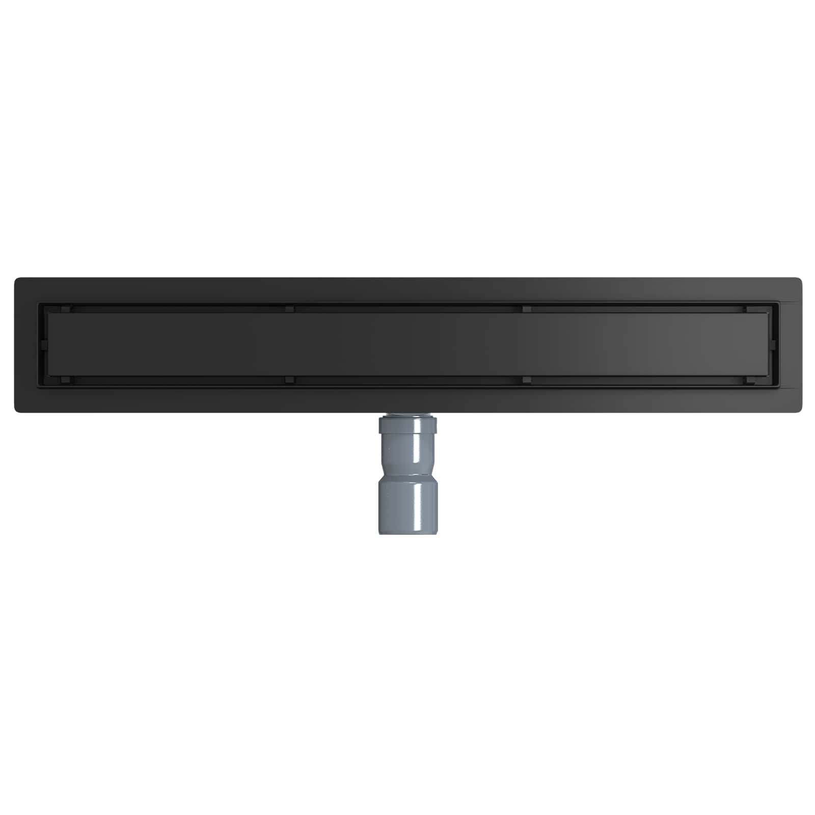 Doucheafvoer 2-In-1 Met 360° Sifon 60 cm Zwart