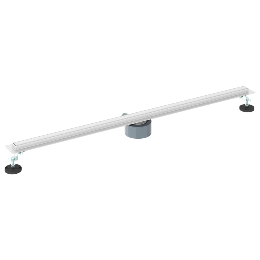 360° Doucheafvoer Met Slank Model Zilver 100 cm
