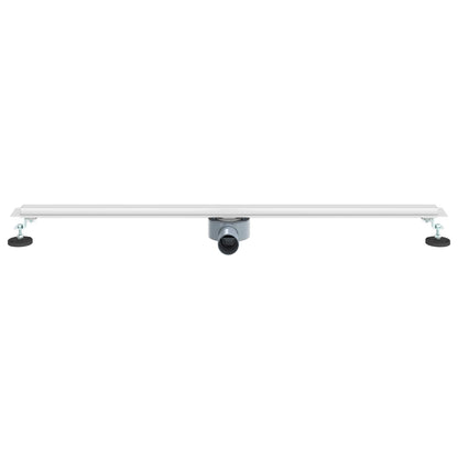 360° Doucheafvoer Met Slank Model Zilver 100 cm