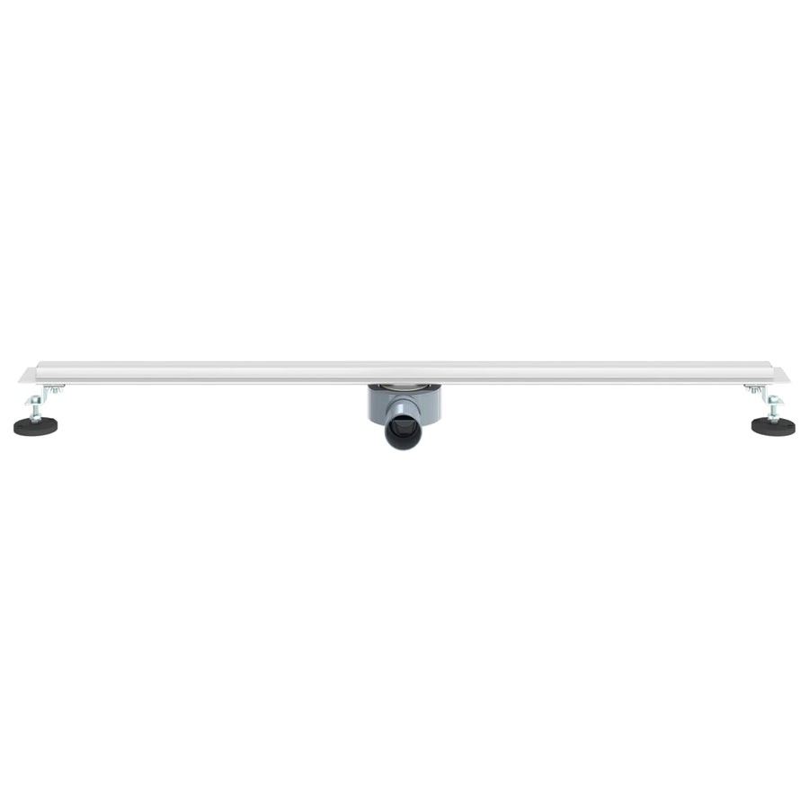 360° Doucheafvoer Met Slank Model Zilver 100 cm