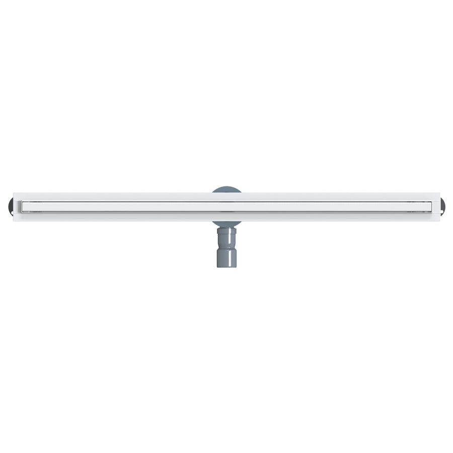 360° Doucheafvoer Met Slank Model Zilver 100 cm