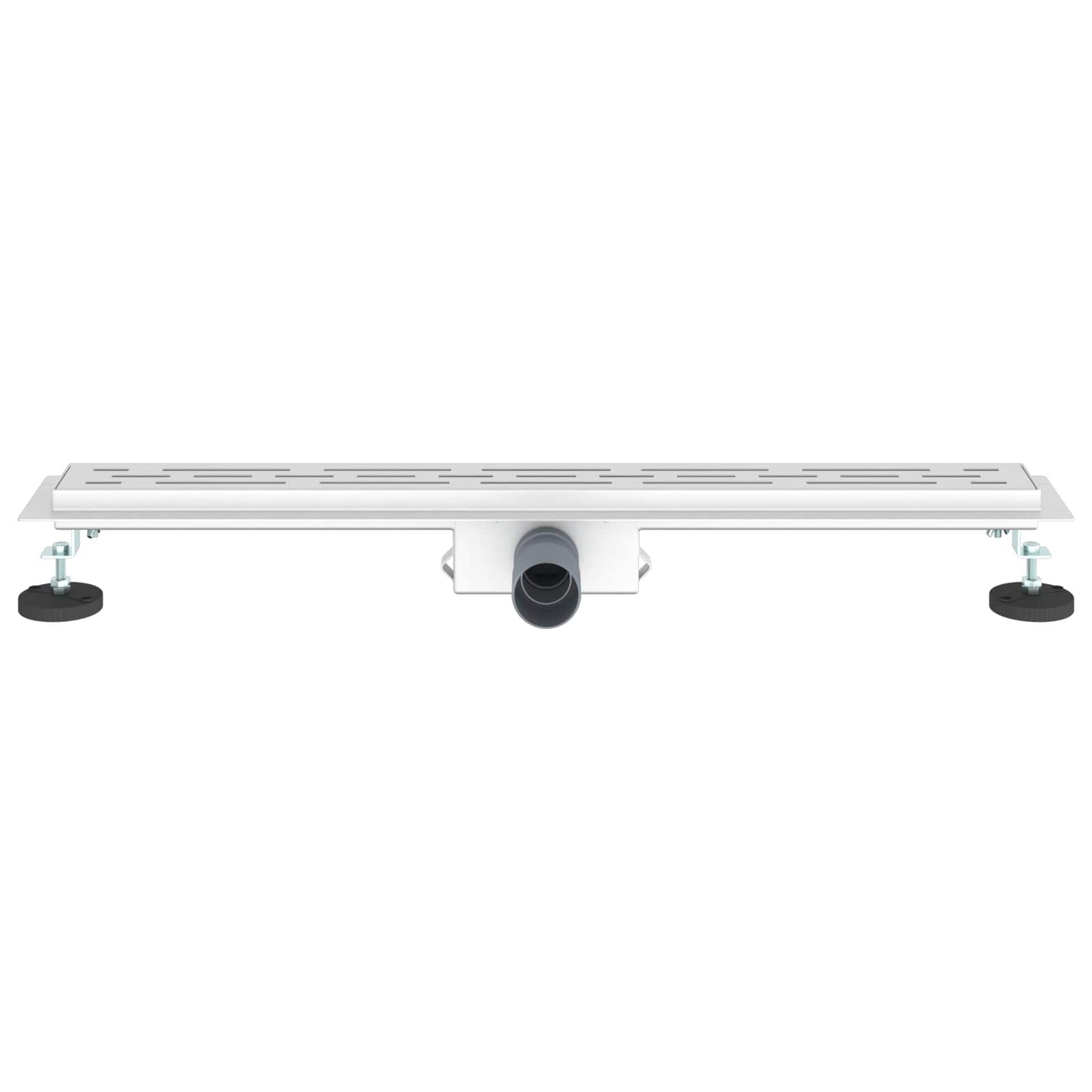Doucheafvoer met Glazen Deksel Zilver 70 cm Roestvrij staal 304