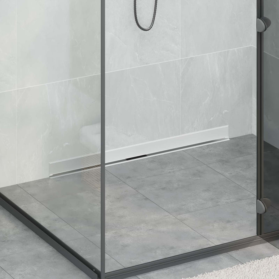 Wandgemonteerde Douche Afvoer Zilver 90 cm Roestvrij staal 304