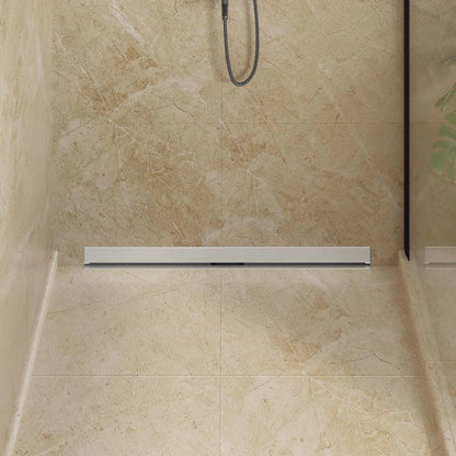 Wandgemonteerde Douche Afvoer Zilver 90 cm Roestvrij staal 304