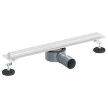 360° Doucheafvoer Met Slank Model Zilver 50 cm