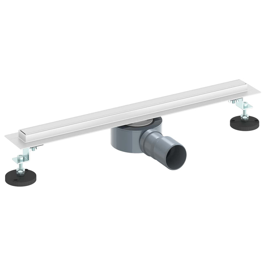 360° Doucheafvoer Met Slank Model Zilver 50 cm