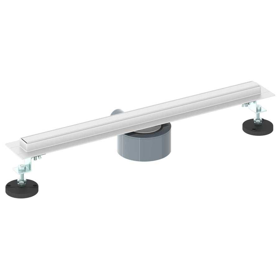 360° Doucheafvoer Met Slank Model Zilver 50 cm