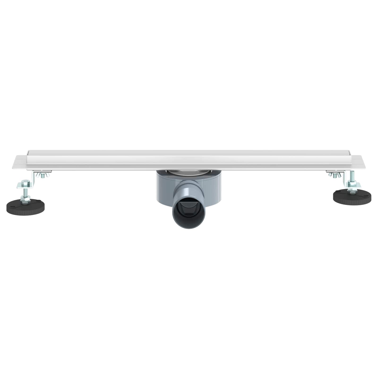 360° Doucheafvoer Met Slank Model Zilver 50 cm
