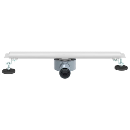 360° Doucheafvoer Met Slank Model Zilver 50 cm