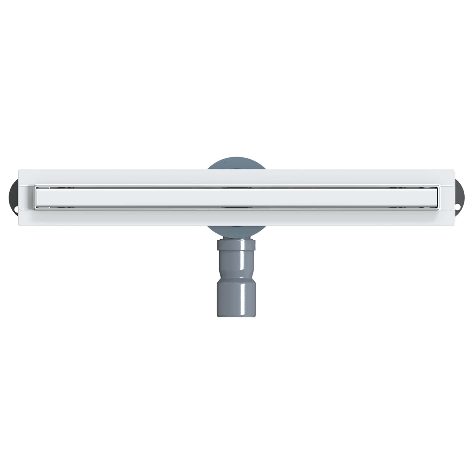 360° Doucheafvoer Met Slank Model Zilver 50 cm