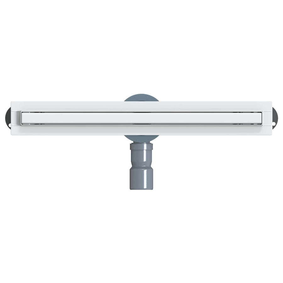 360° Doucheafvoer Met Slank Model Zilver 50 cm
