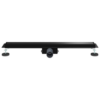 2 In 1 Doucheafvoer Roestvrij Staal 304 70 cm Zwart