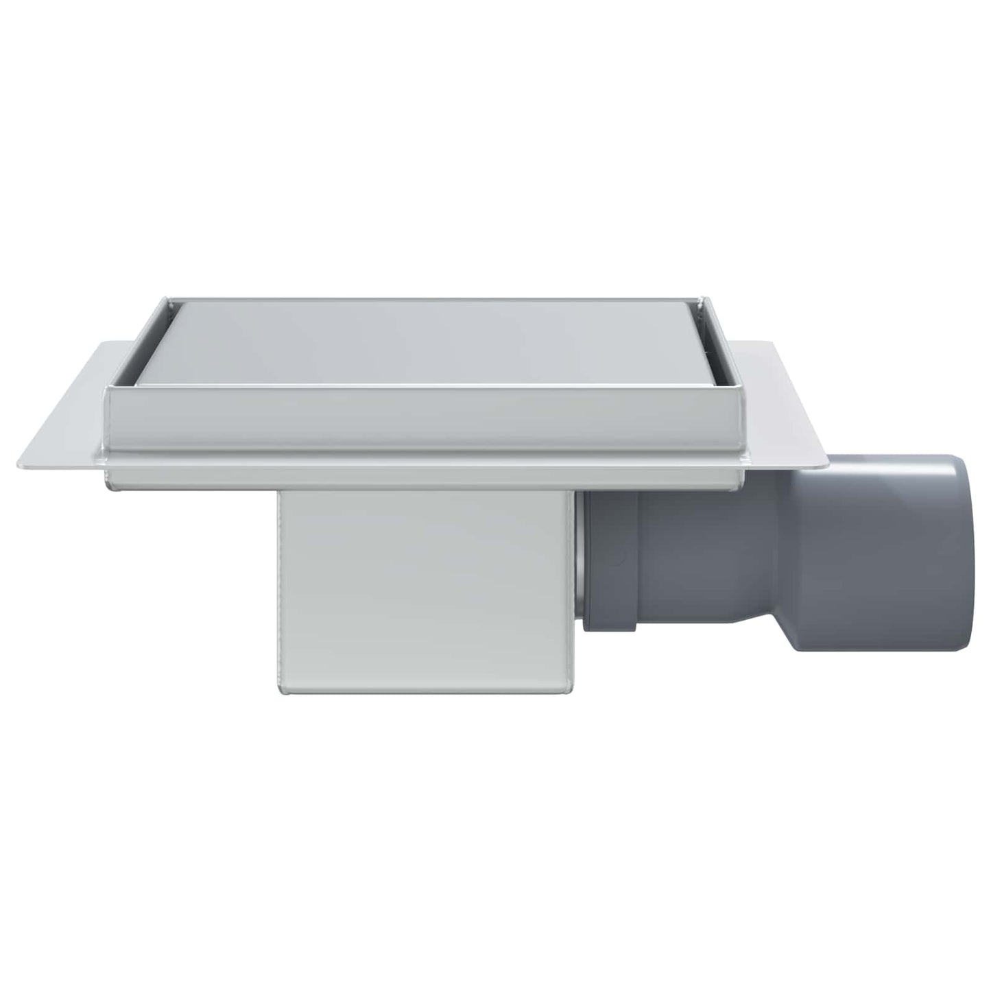 2 in 1 doucheafvoer Zilver 15 x 15 cm Roestvrij staal 304