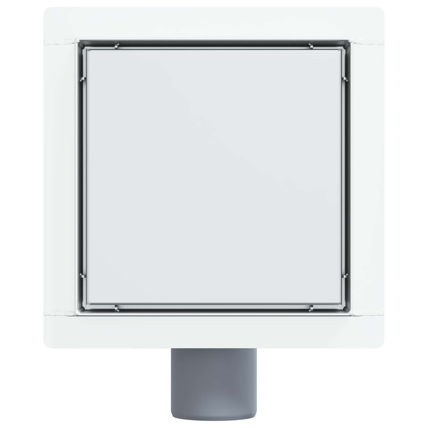 2 in 1 doucheafvoer Zilver 15 x 15 cm Roestvrij staal 304