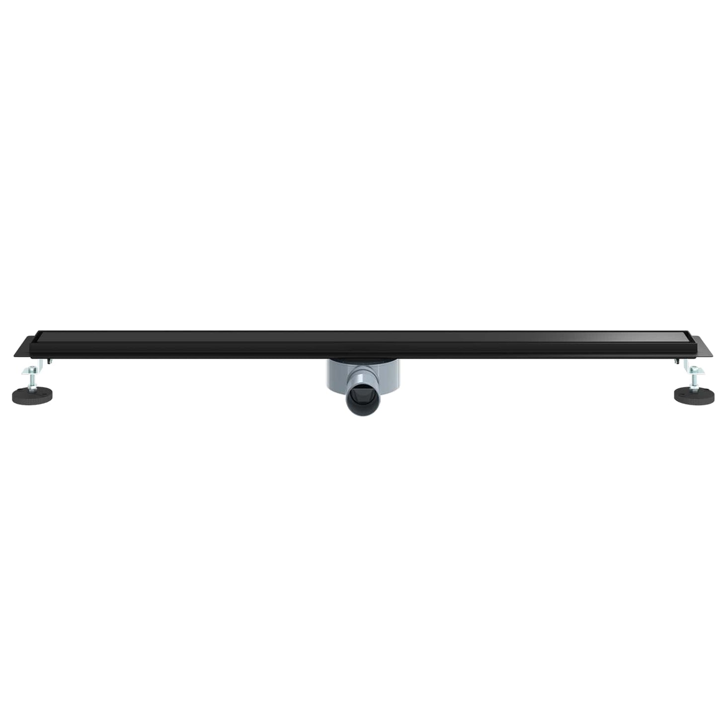 Doucheafvoer 2-In-1 Met 360° Sifon 100 cm Zwart