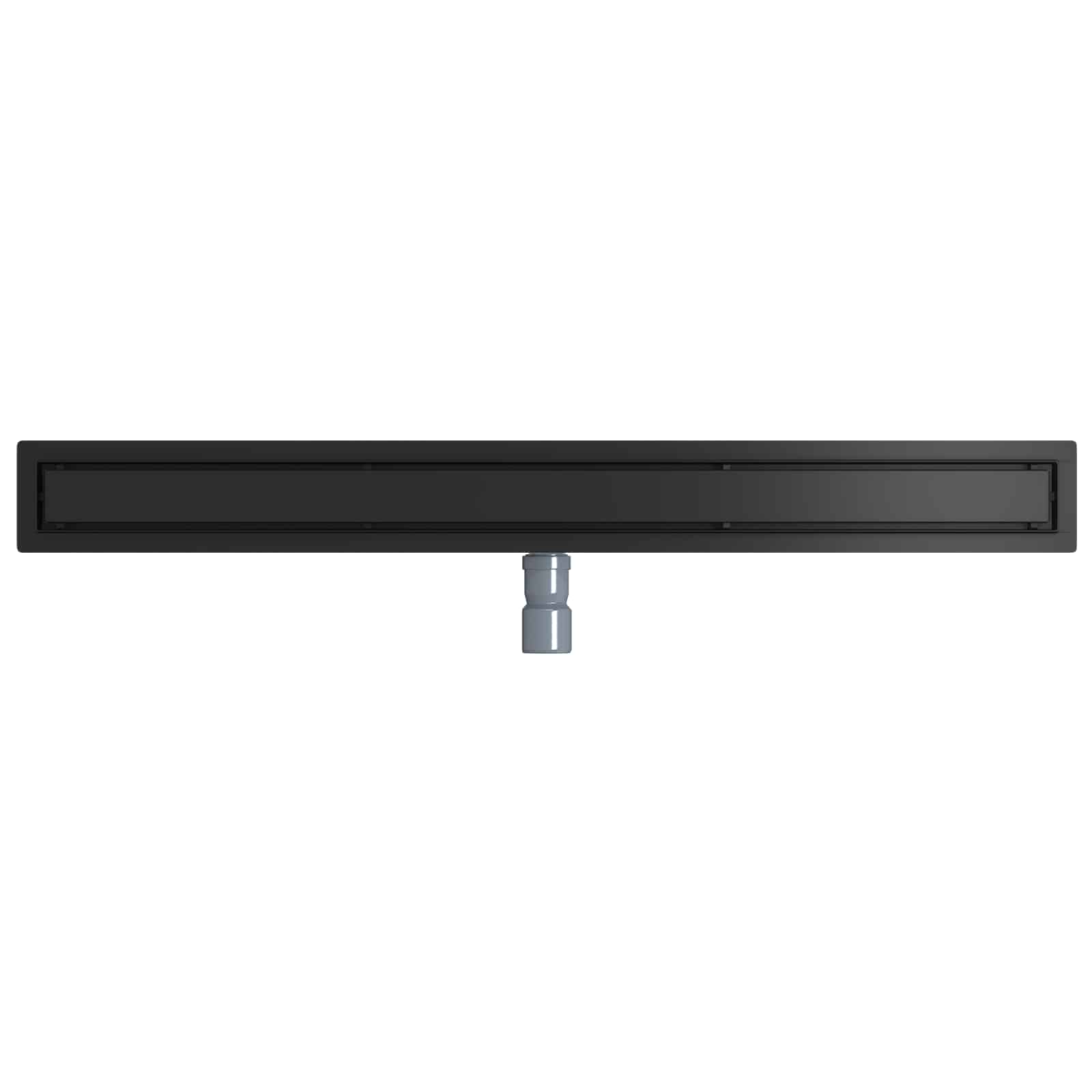 Doucheafvoer 2-In-1 Met 360° Sifon 100 cm Zwart