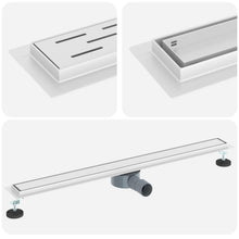 Doucheafvoer 2-in-1 met 360° Sifon Zilver 90 cm