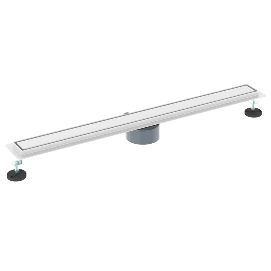 Doucheafvoer 2-in-1 met 360° Sifon Zilver 90 cm