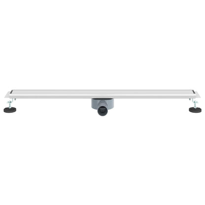 Doucheafvoer 2-in-1 met 360° Sifon Zilver 90 cm