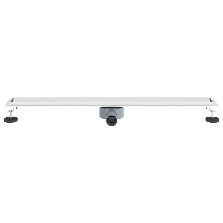 Doucheafvoer 2-in-1 met 360° Sifon Zilver 90 cm