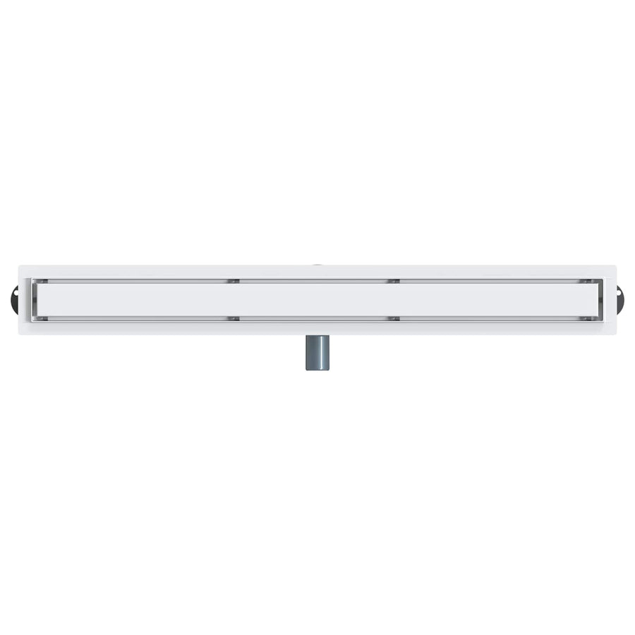 Doucheafvoer 2-in-1 met 360° Sifon Zilver 90 cm