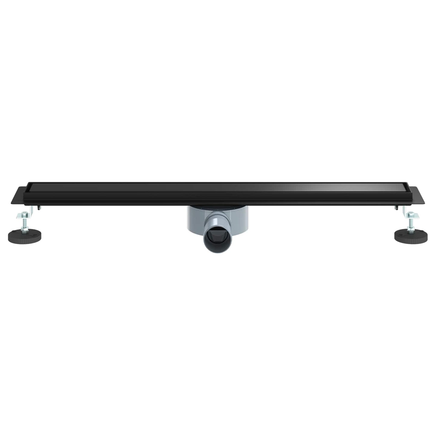 Doucheafvoer 2-In-1 Met 360° Sifon 70 cm Zwart