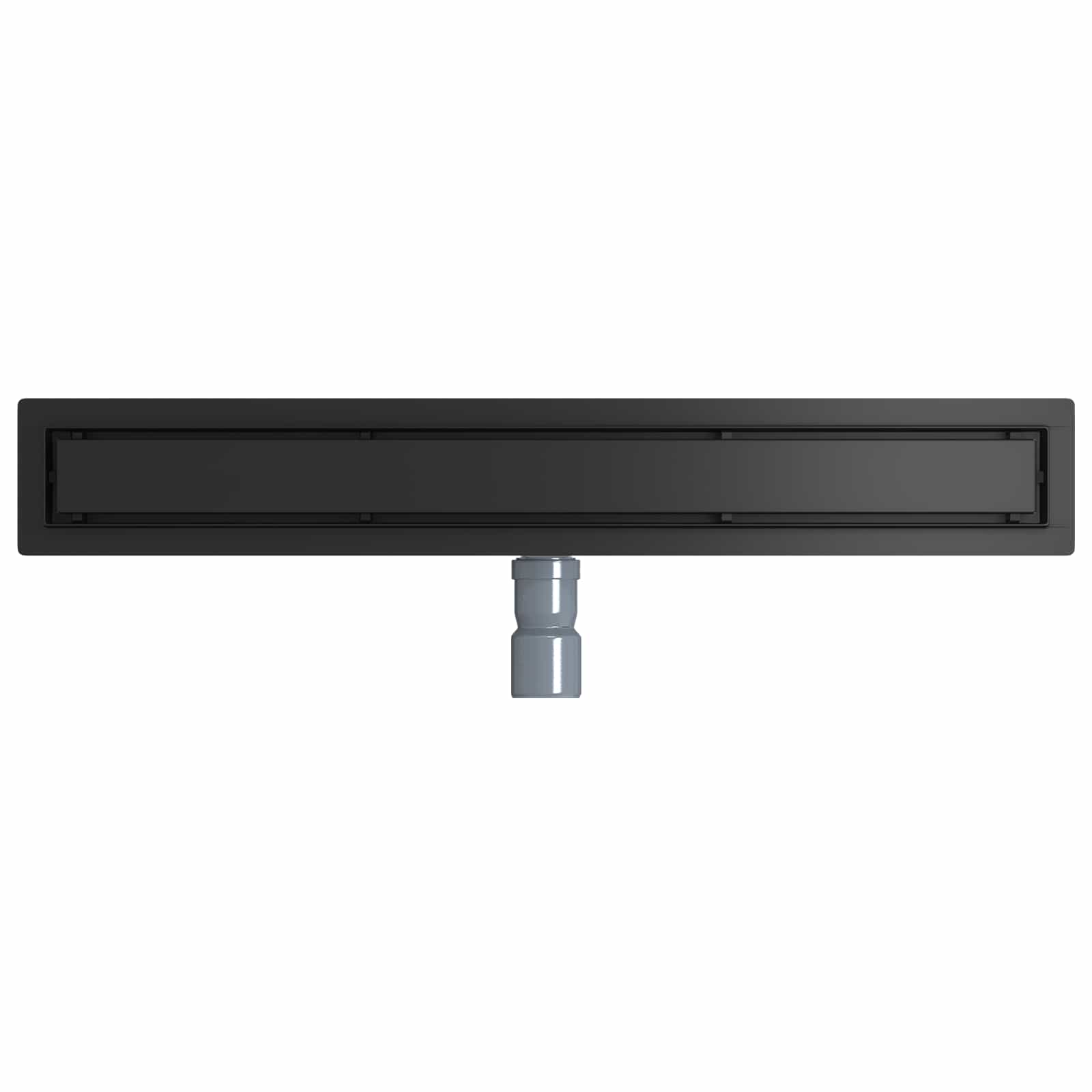 Doucheafvoer 2-In-1 Met 360° Sifon 70 cm Zwart
