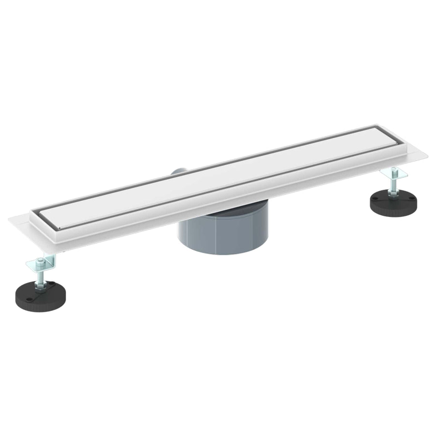Doucheafvoer 2-in-1 met 360° Sifon Zilver 50 cm