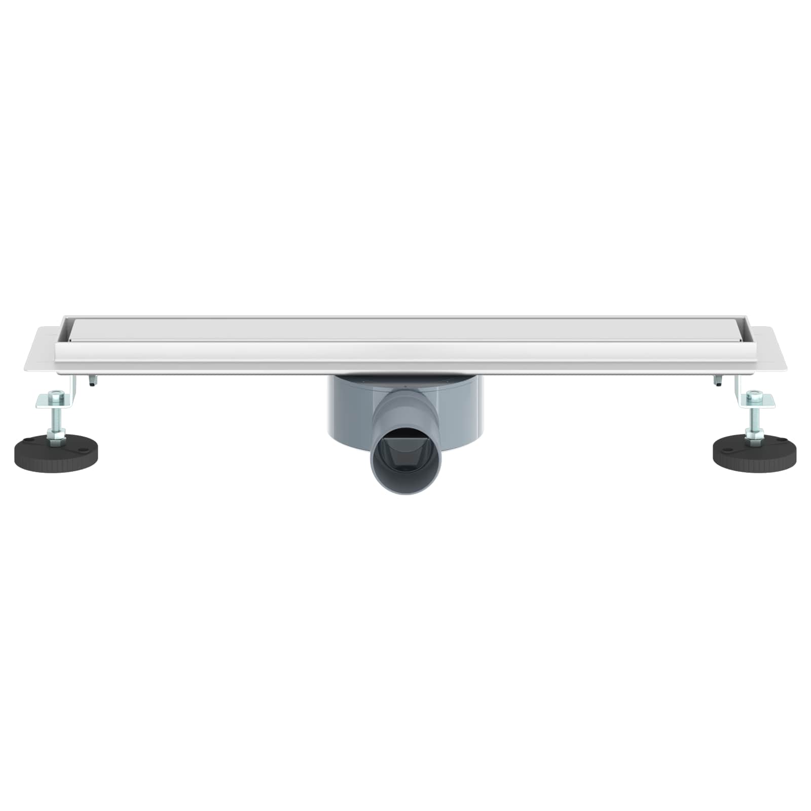 Doucheafvoer 2-in-1 met 360° Sifon Zilver 50 cm