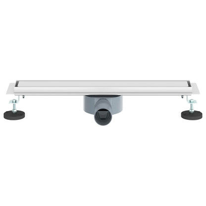 Doucheafvoer 2-in-1 met 360° Sifon Zilver 50 cm