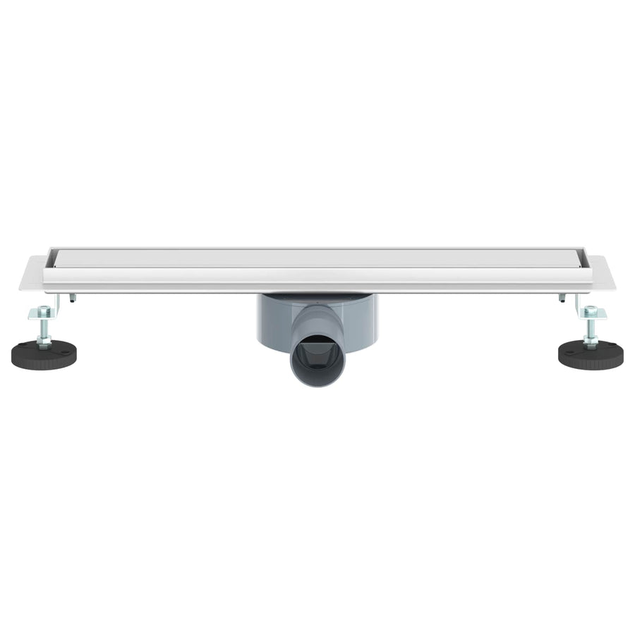 Doucheafvoer 2-in-1 met 360° Sifon Zilver 50 cm