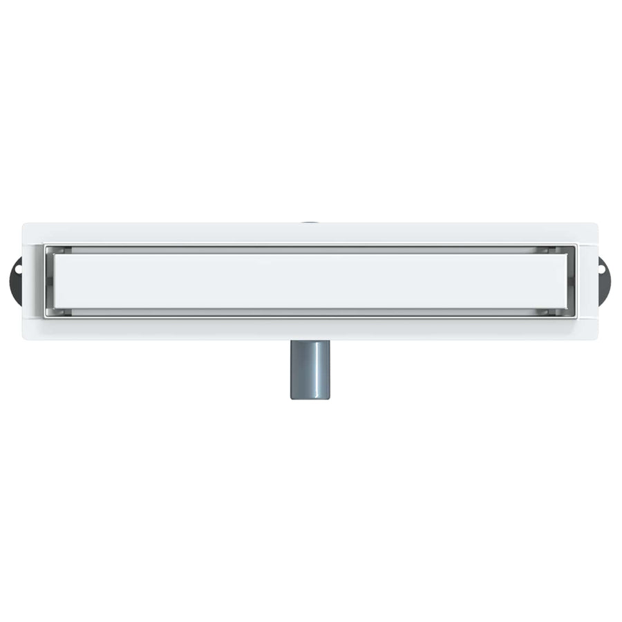 Doucheafvoer 2-in-1 met 360° Sifon Zilver 50 cm