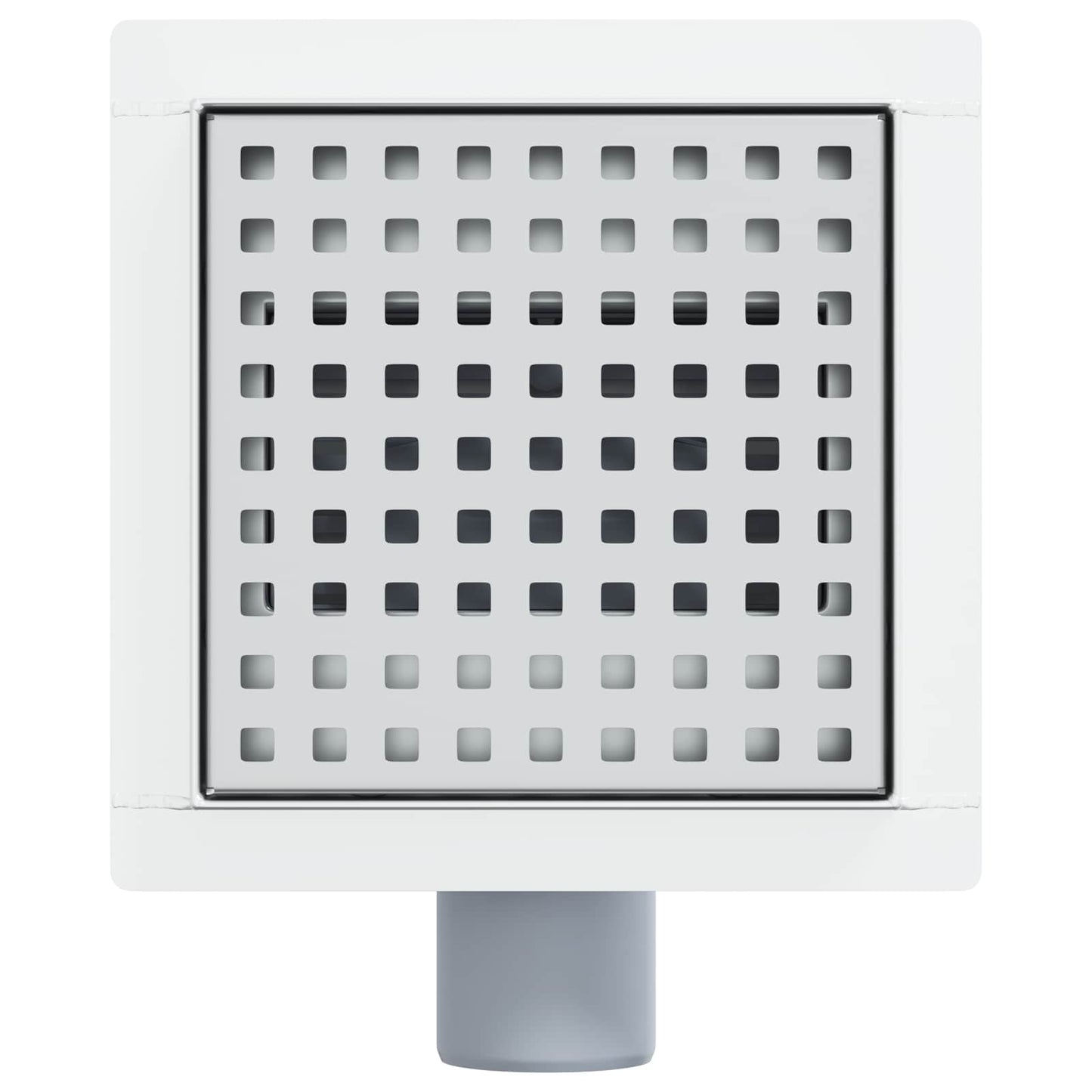 2 in 1 doucheafvoer Zilver 15 x 15 cm Roestvrij staal 304