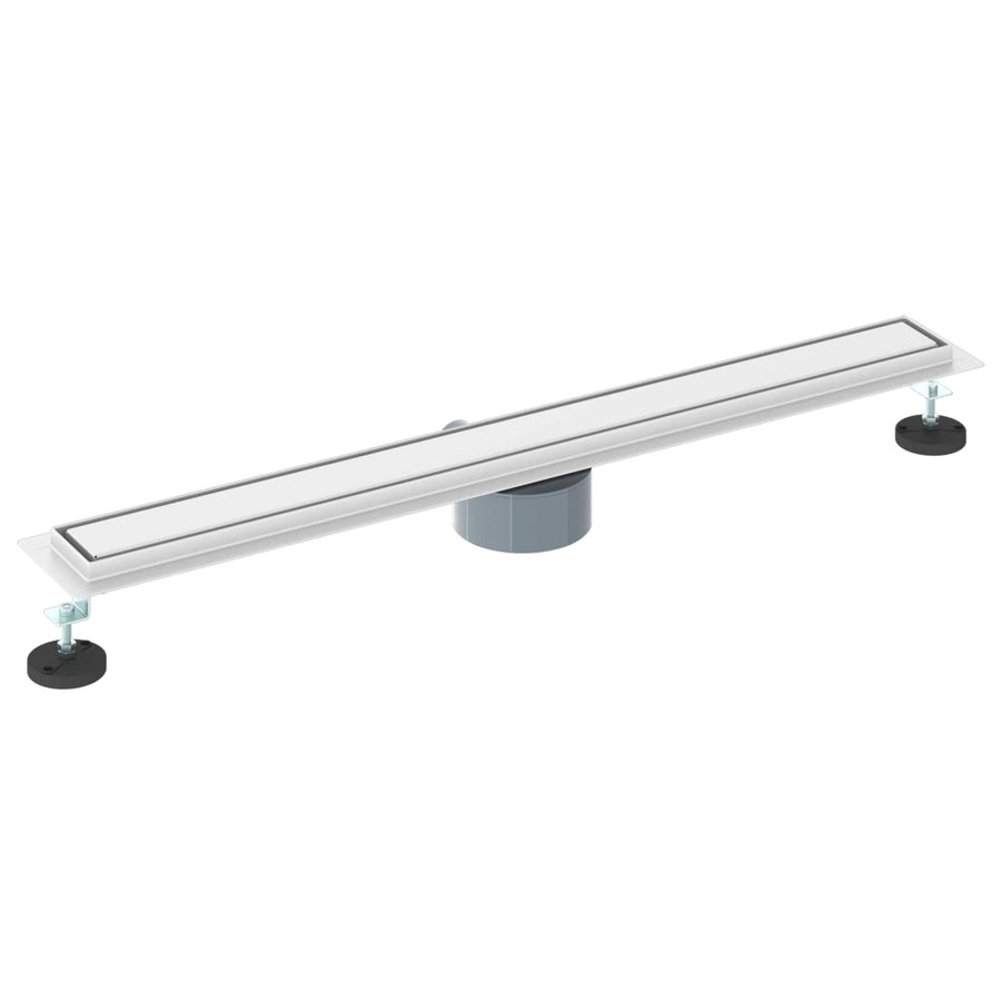 Doucheafvoer 2-in-1 met 360° Sifon Zilver 80 cm