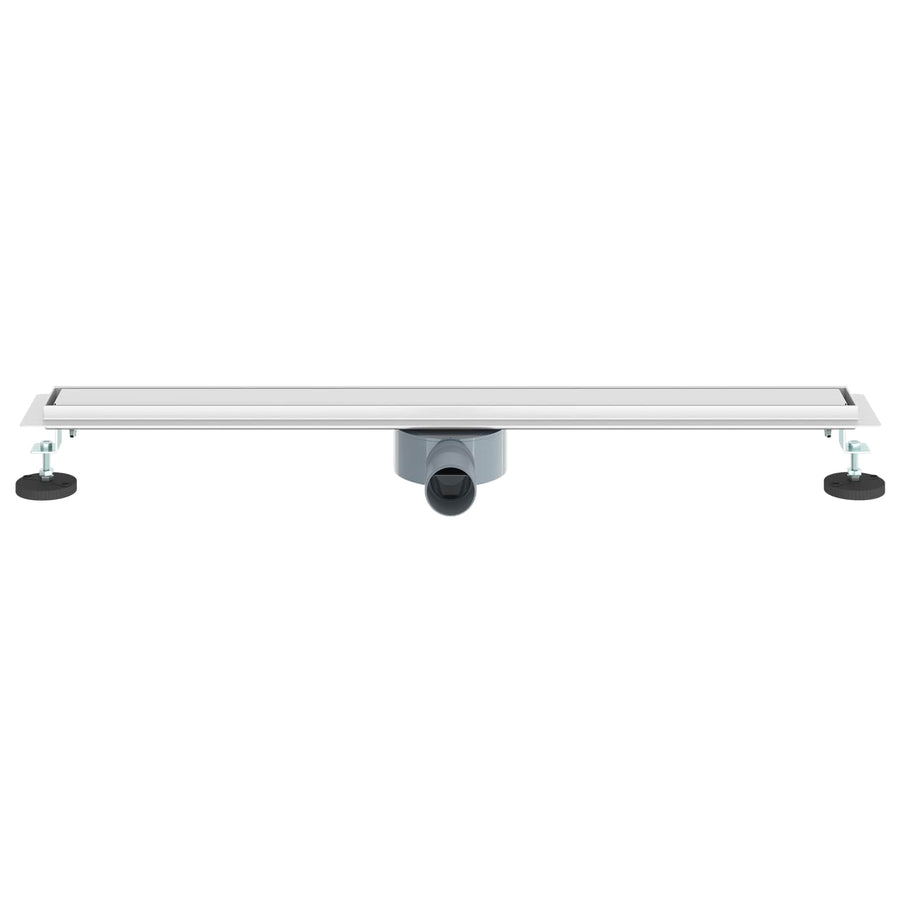 Doucheafvoer 2-in-1 met 360° Sifon Zilver 80 cm