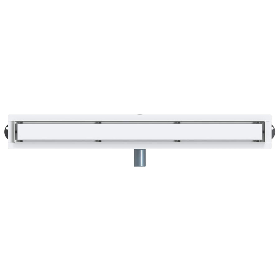 Doucheafvoer 2-in-1 met 360° Sifon Zilver 80 cm