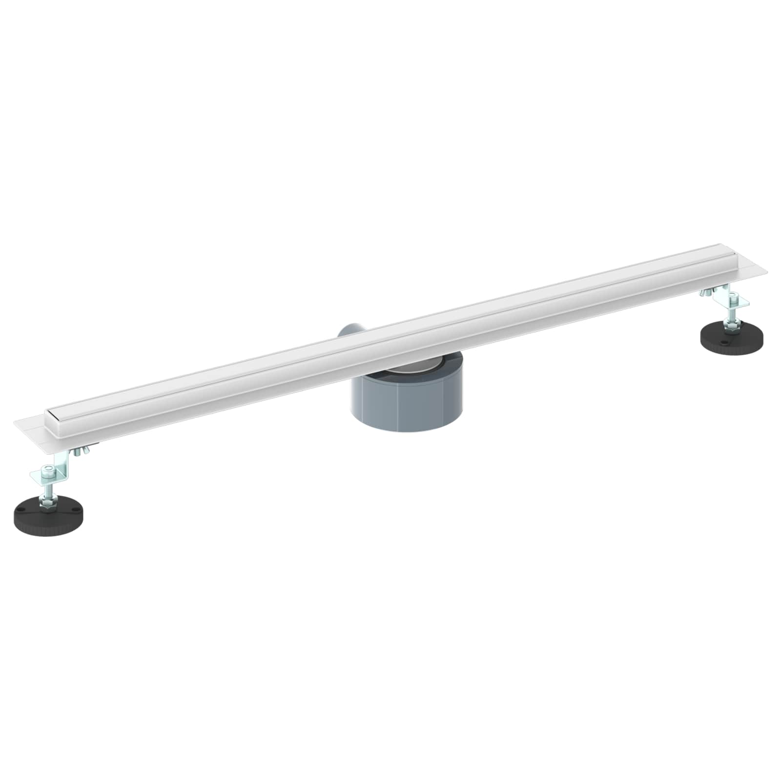 360° Doucheafvoer Met Slank Model Zilver 70 cm