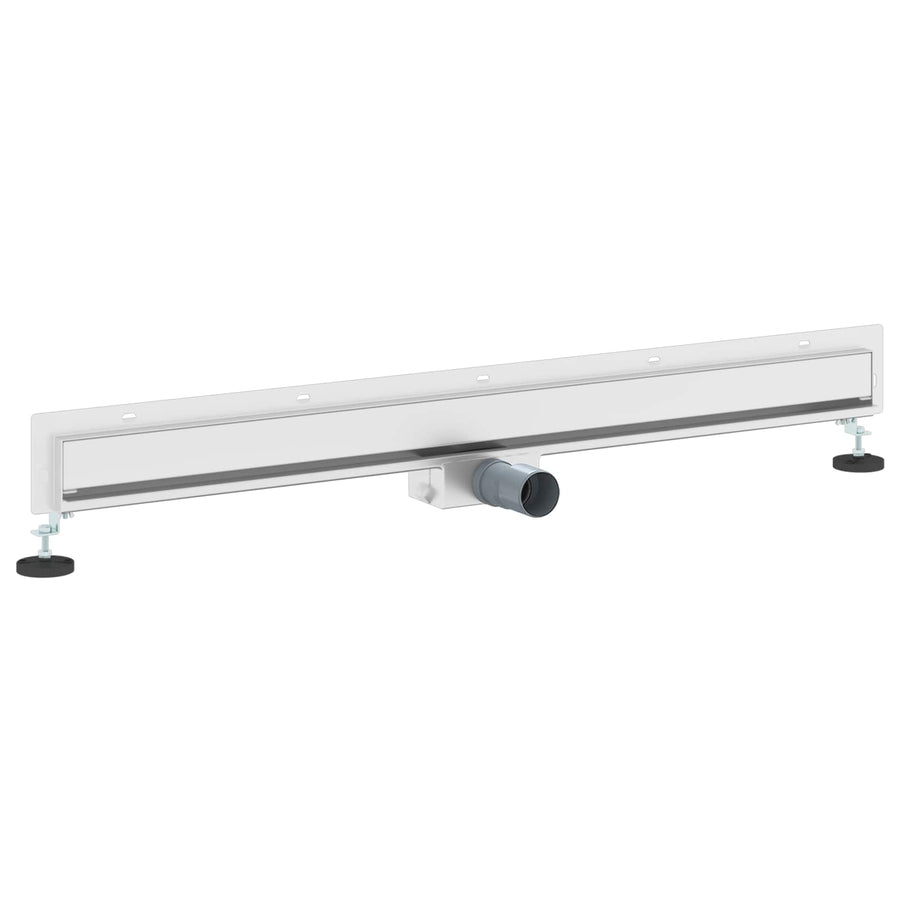 Wandgemonteerde Douche Afvoer Zilver 100 cm Roestvrij staal 304
